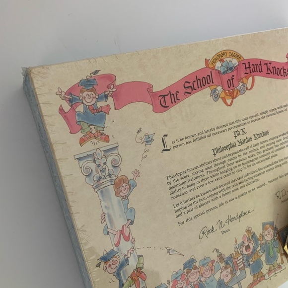 Vintage Puzzle The School Of Hard Knocks - Picture 6 of 9